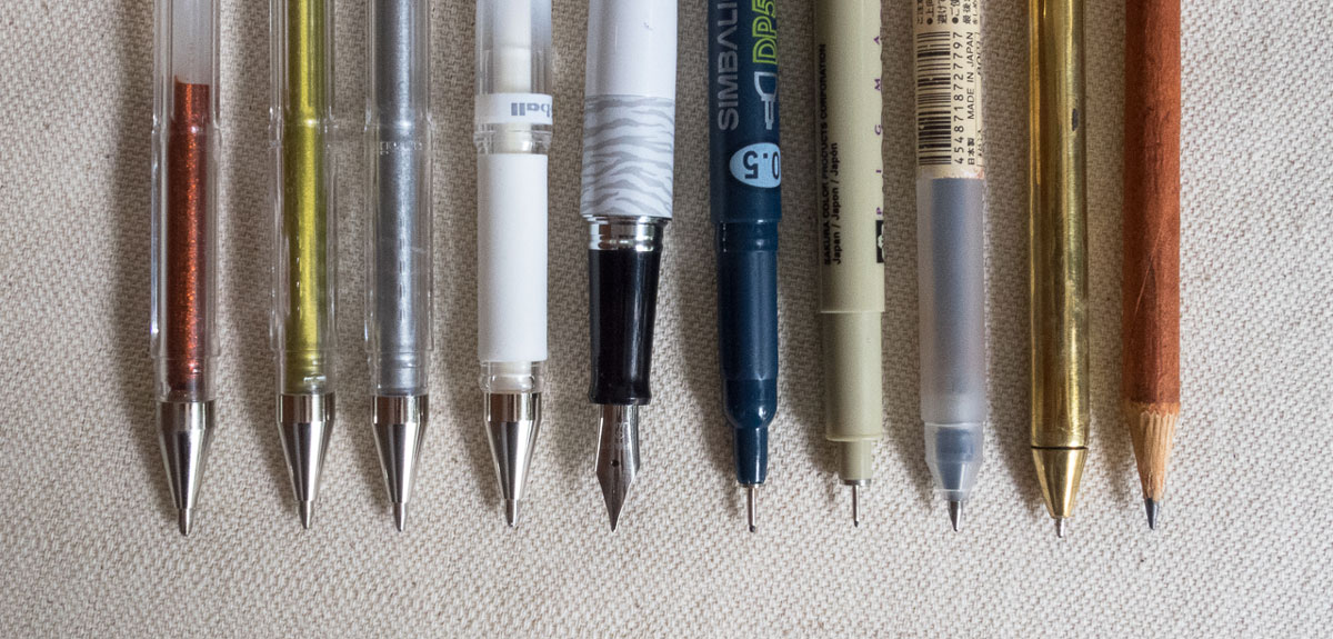 writing on handmade paper