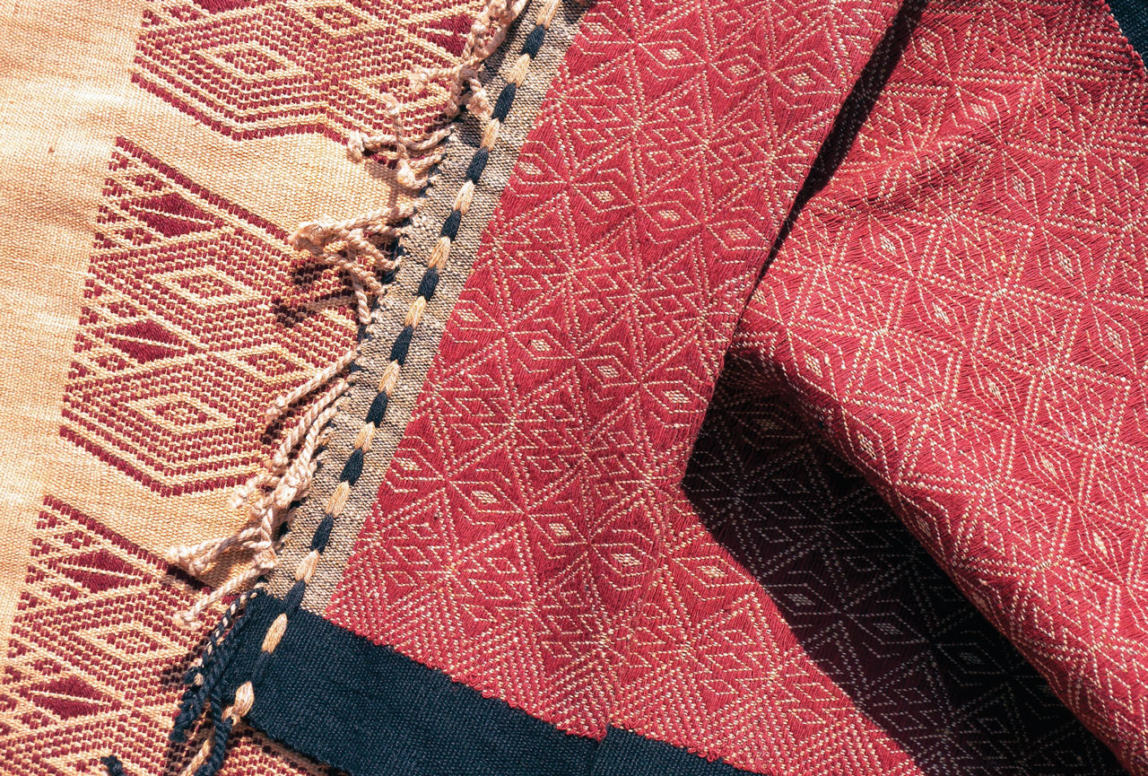 Burmese Naga Tribe Pattern Textile
