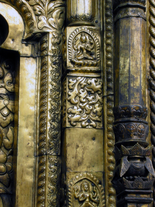 Detail of Golden Gate by Newar Artisans